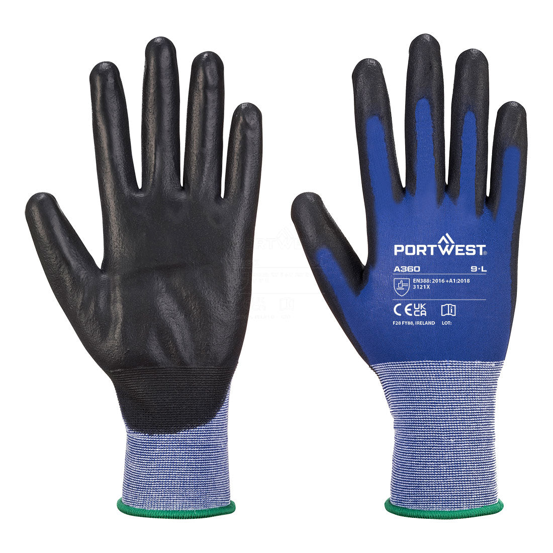 A360 - Senti- Flex Handschoen - Portwest - Blauw/Zwart
