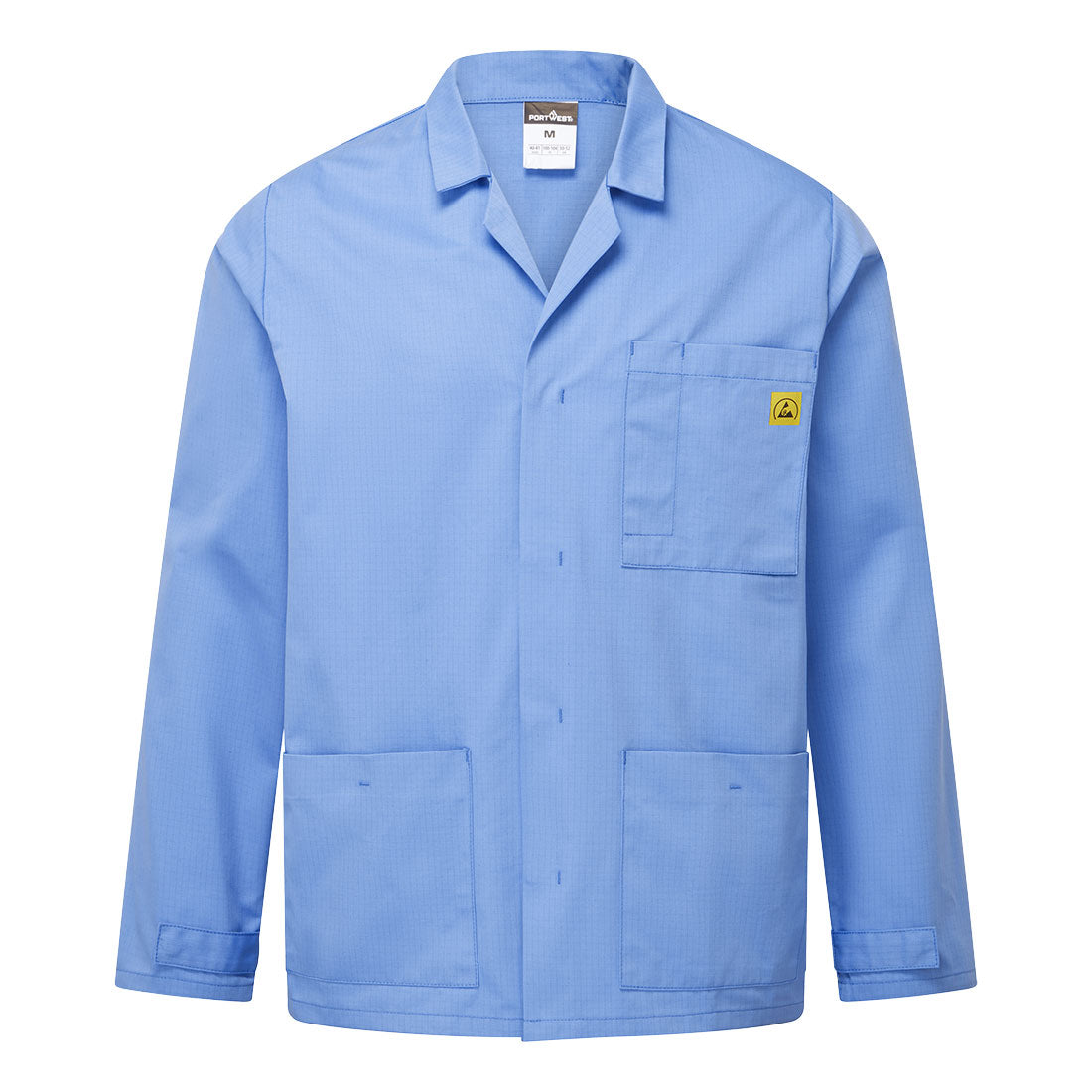 AS18 - Anti-statisch ESD labjas - Portwest - Hamilton Blauw