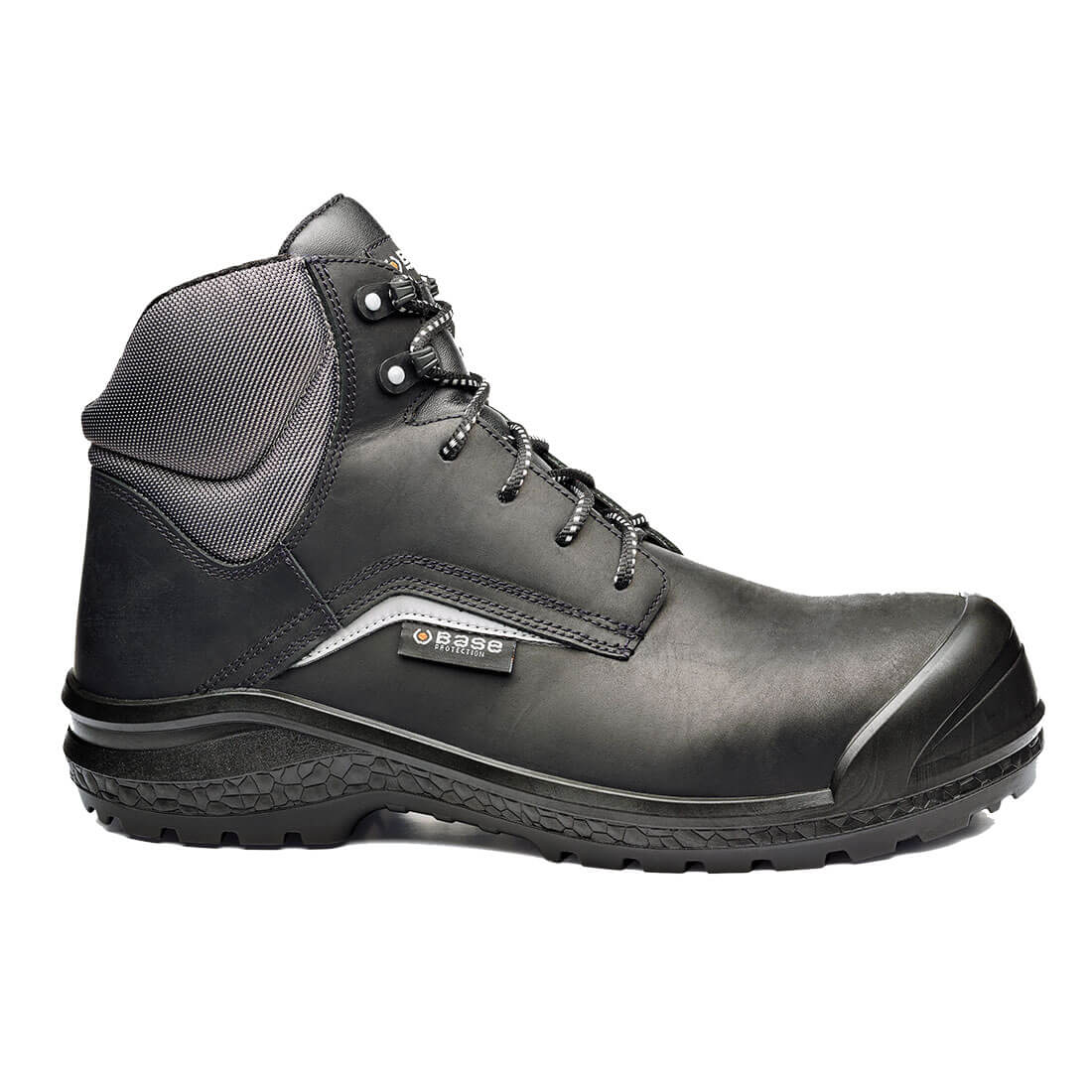 B0883C - Werkschoen Be-Grey Mid S3 CI SRC - Portwest - Zwart/Grijs