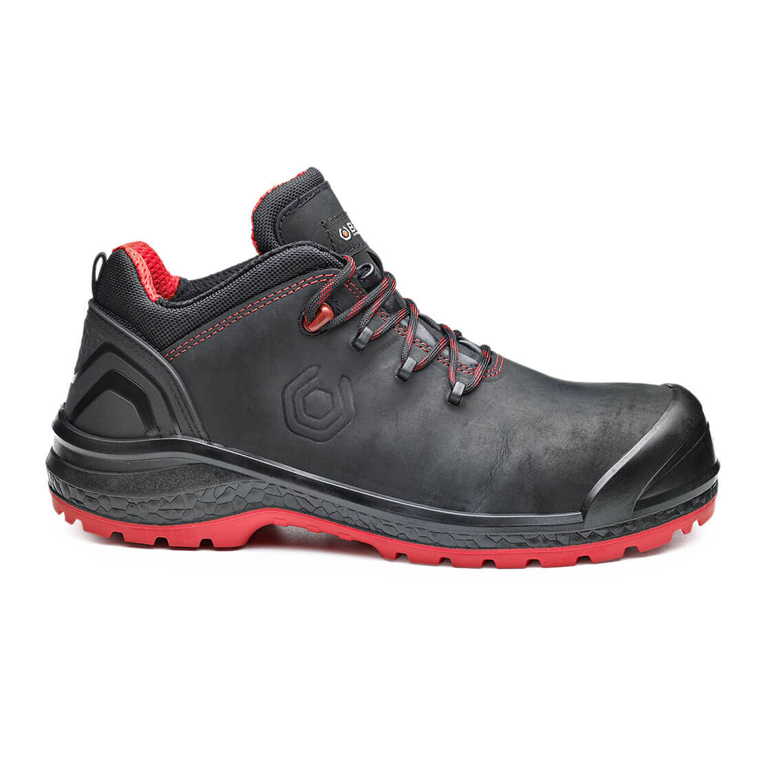B0887N - Werkschoen Be-Uniform Shoe S3S CI HI SC LG HRO FO SR - Portwest - Zwart/Rood