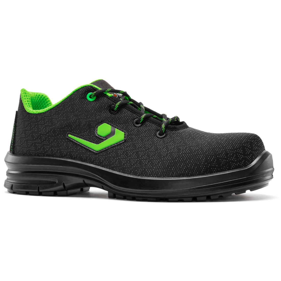 B0904A - Werkschoen Halley S3L FO SR - Portwest - Zwart/Groen