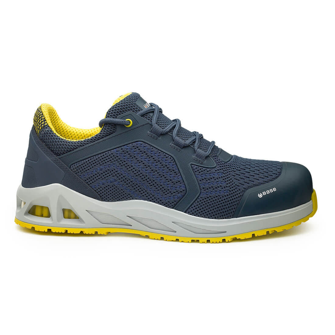 B1015 - K-Sprint-schoen S3 SRC - Portwest - Marineblauw/Geel