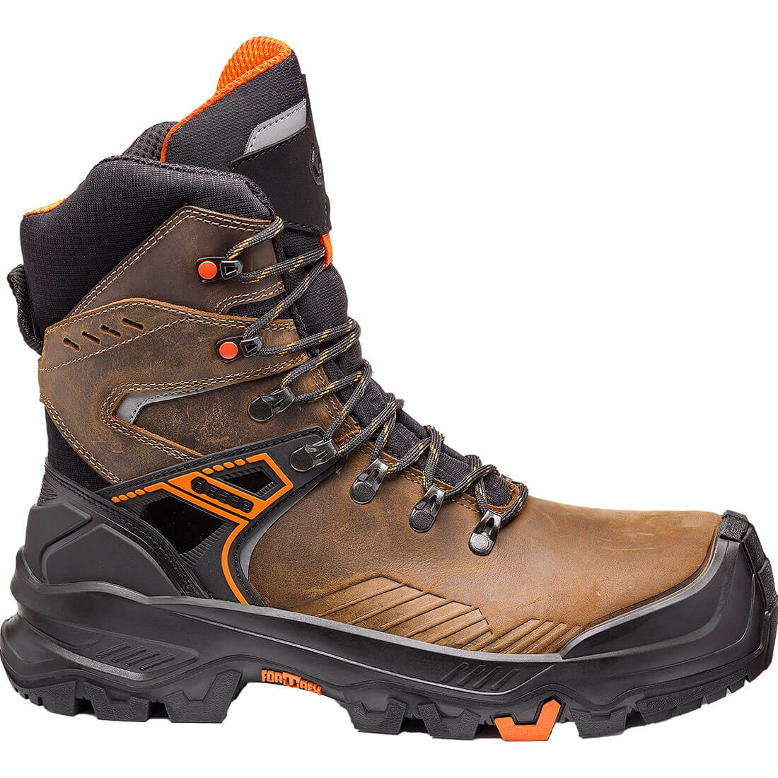 B1610 - Werkschoen T-REX TOP/T-WALL TOP - Portwest - Brown/Oranje