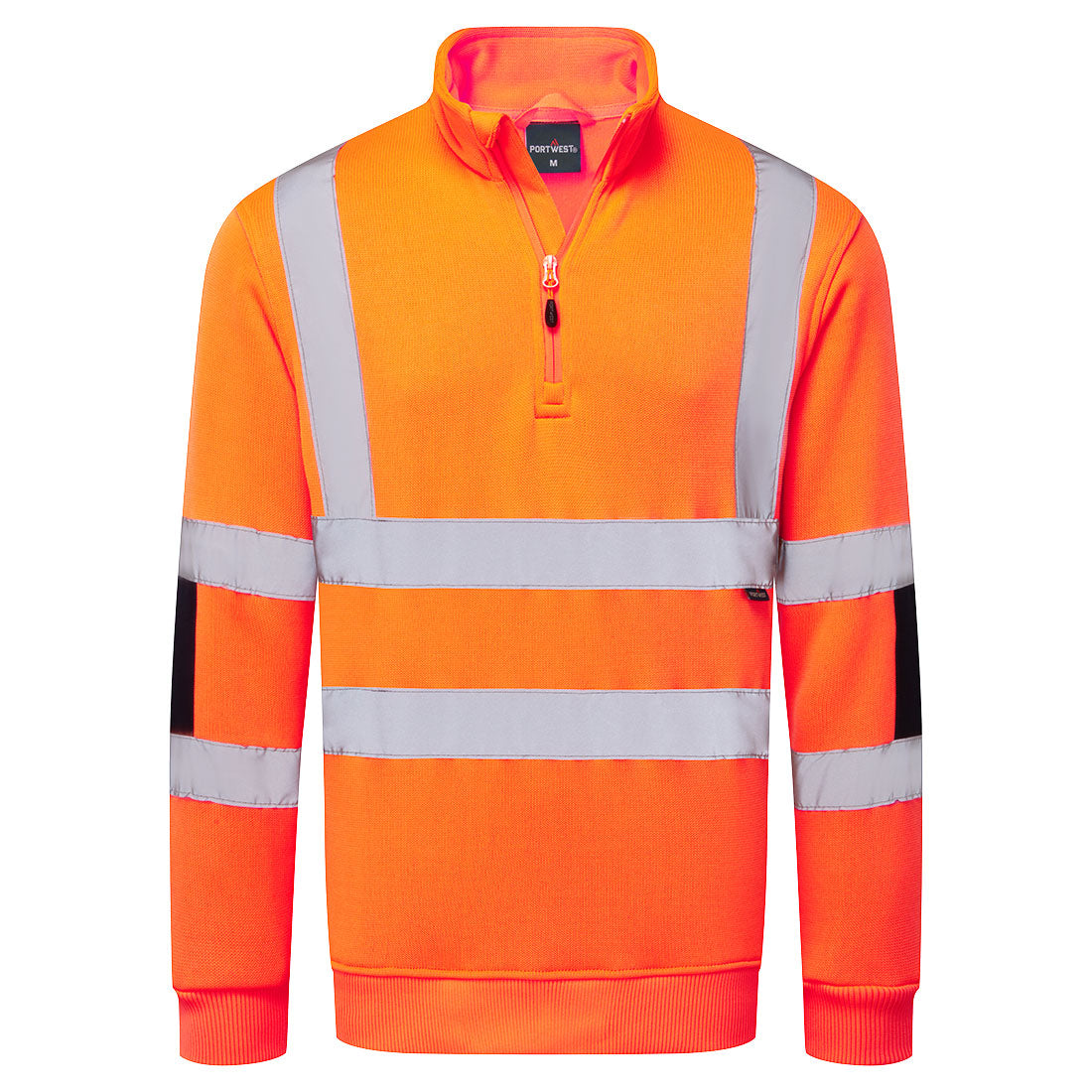 B314 - Hi-Vis Knitted Half Zip Sweatshirt - Portwest - Oranje