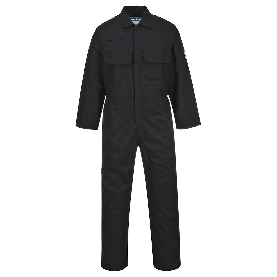 BIZ1 - Bizweld Vlamvertragende Overall - Portwest - Zwart