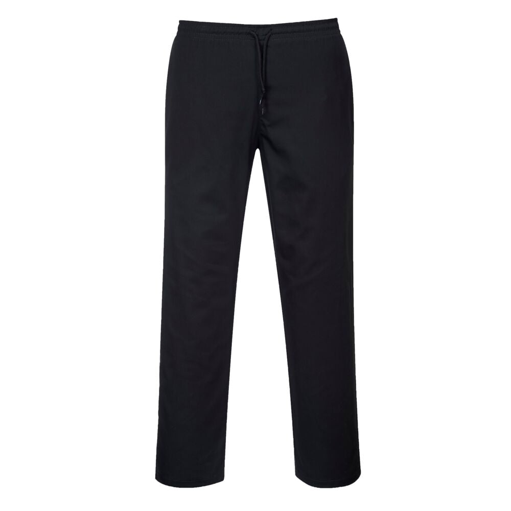 C070 - Broek met aansnoerkoord - Portwest - Zwart Kort