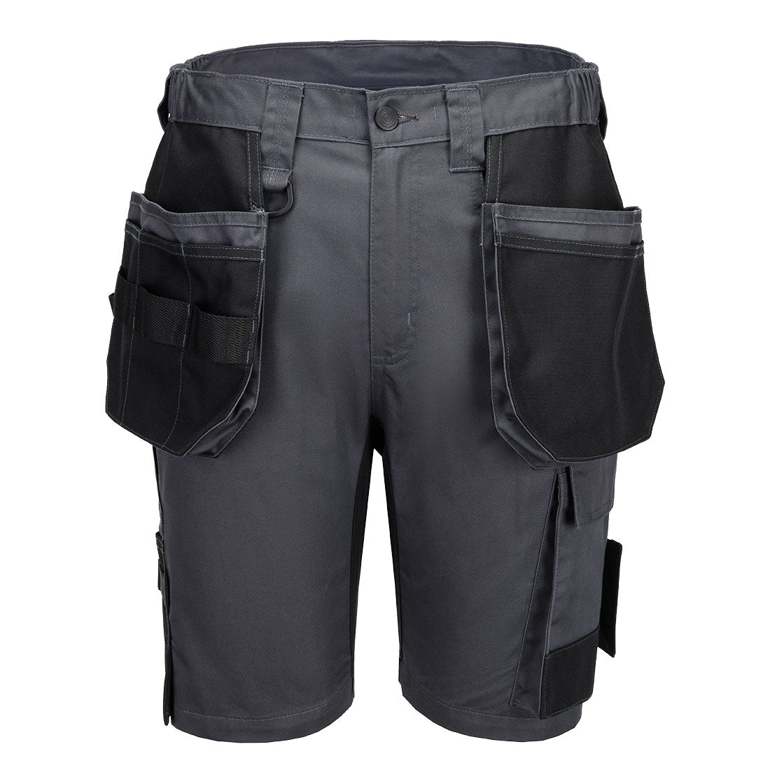CD842 - WX2 Eco Korte Broek met holsterzakken - Portwest - Grijs