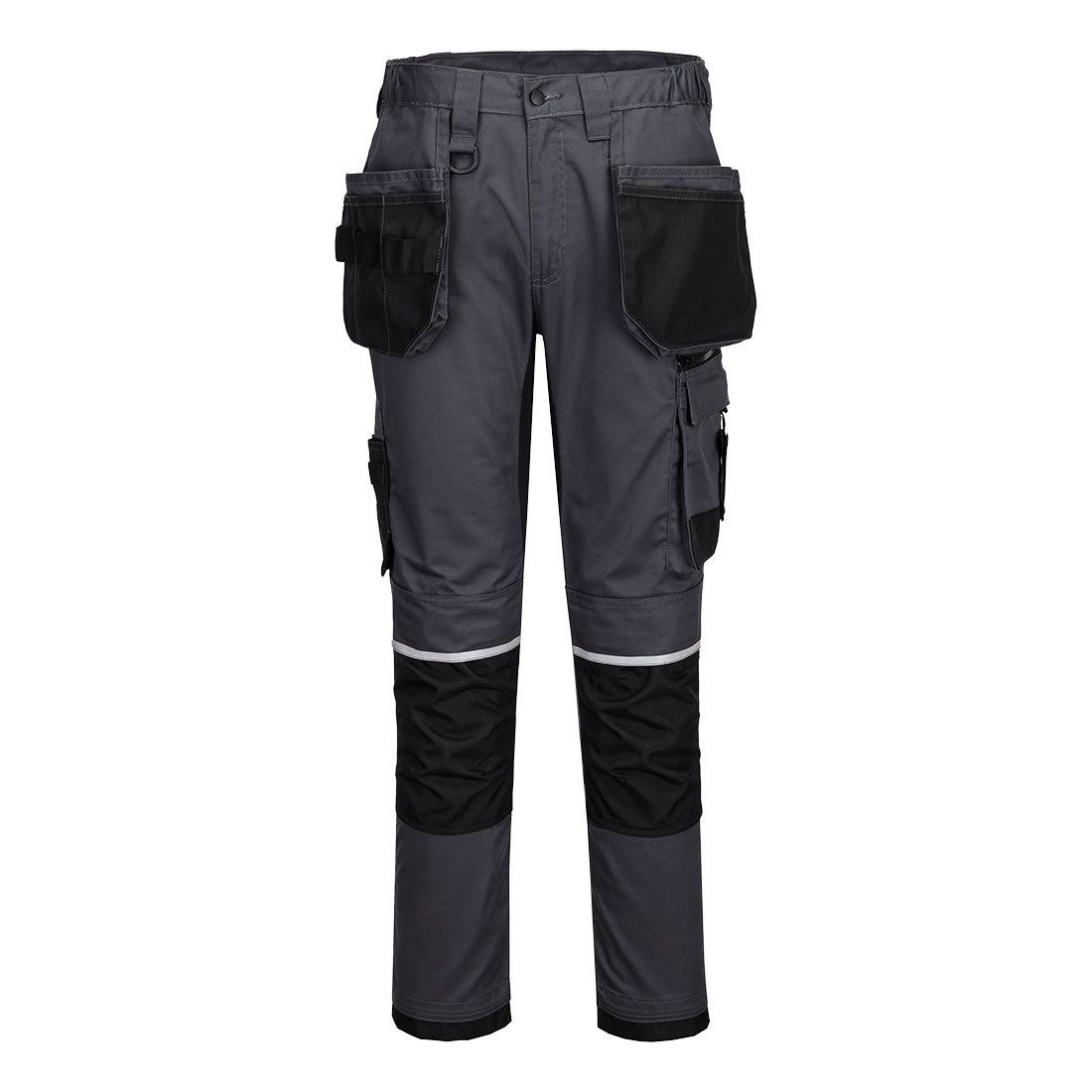 CD845 - WX2 Eco Stretch Broek met holsterzakken - Portwest - Grijs