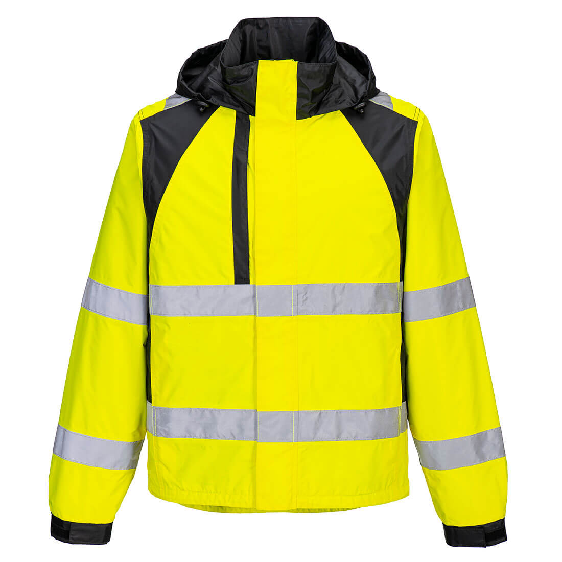 CD860 - WX2 Eco Hi-Vis Regenjack - Portwest - Geel/Zwart