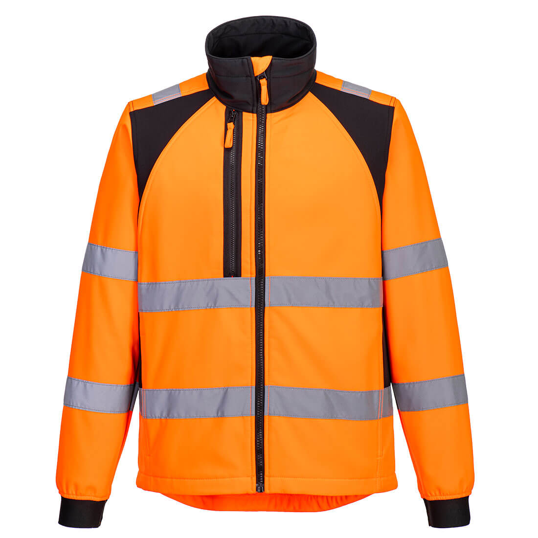 CD875 - WX2 Eco Hi-Vis Softshell (2L) - Portwest - Oranje/Zwart
