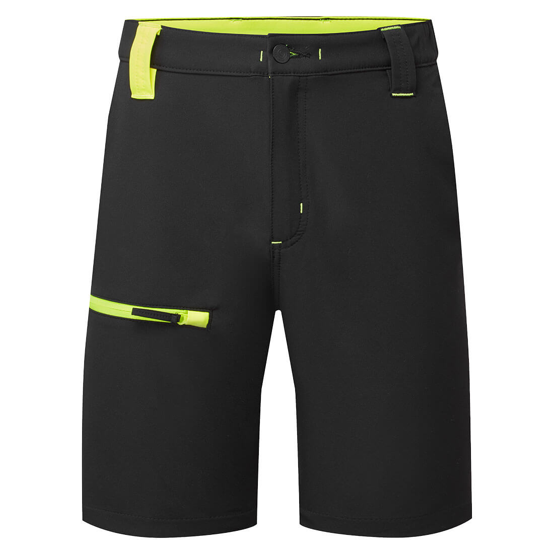 CD882 - WX2 Eco Stretch Korte Broek - Portwest - Zwart/Geel