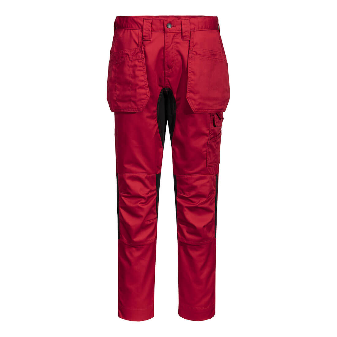 CD883 - WX2 Eco Stretch Broek met holsterzakken - Portwest - Deep Rood
