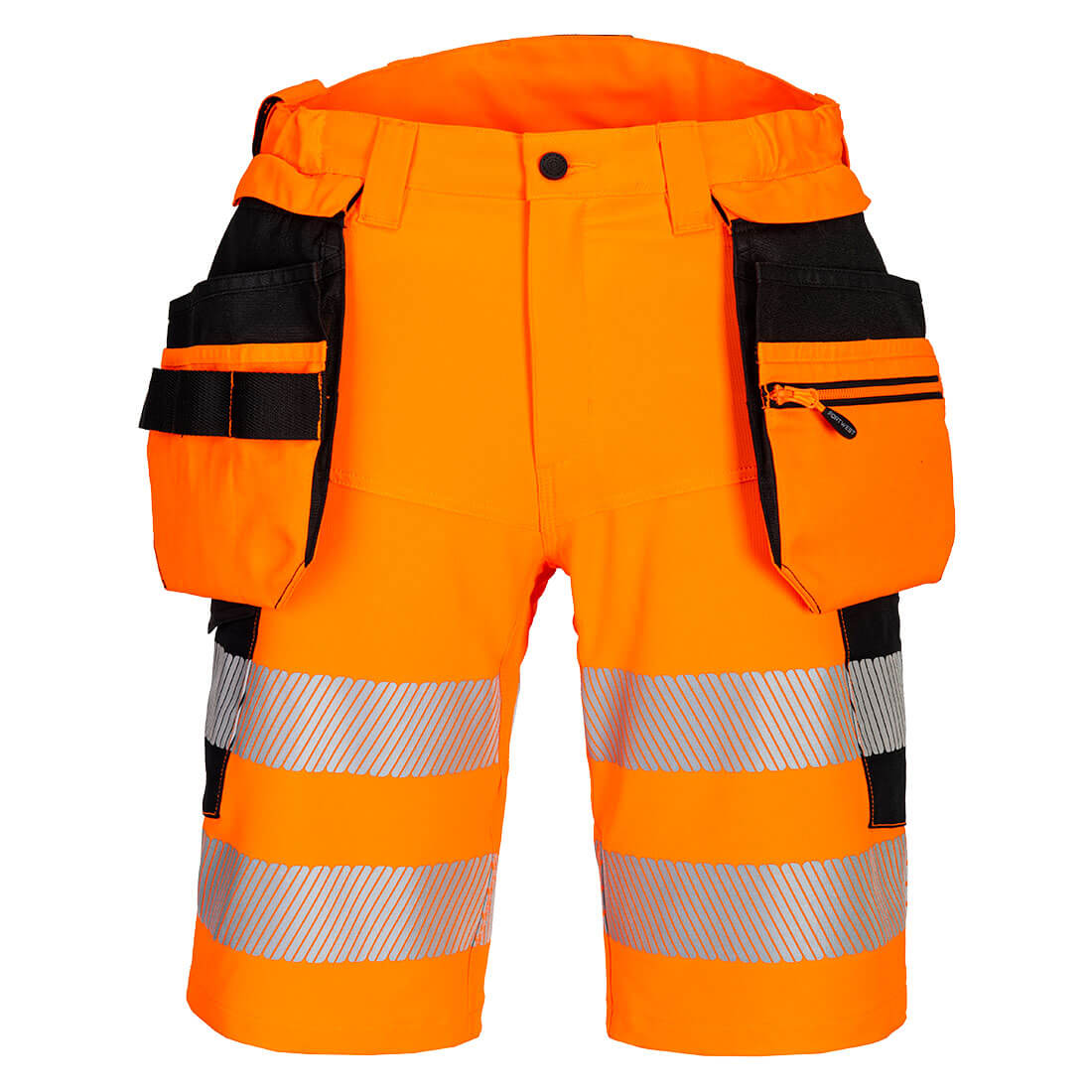 DX446 - DX4 Hi-Vis korte broek met holsterzakken - Portwest - Oranje/Zwart