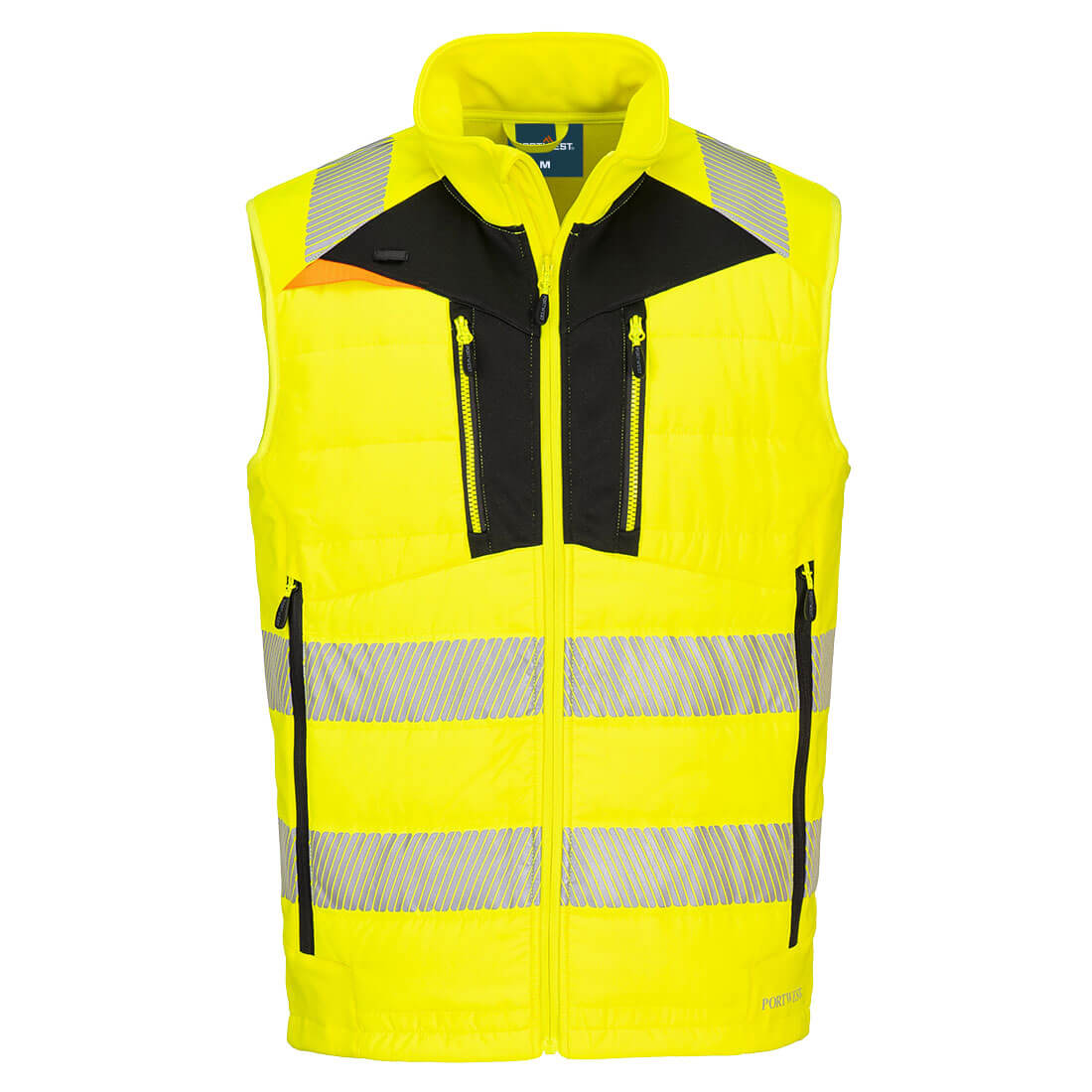 DX479 - DX4 Hi-Vis Softshell Gilet - Portwest - Geel/Zwart
