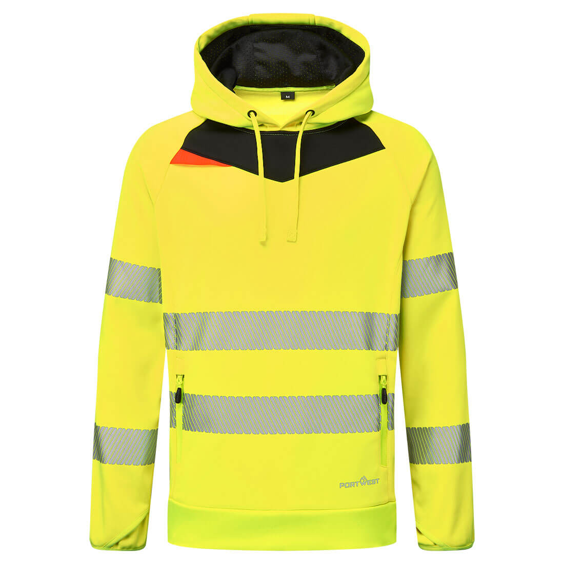 DX483 - DX4 Hi-Vis Hoodie - Portwest - Geel/Zwart