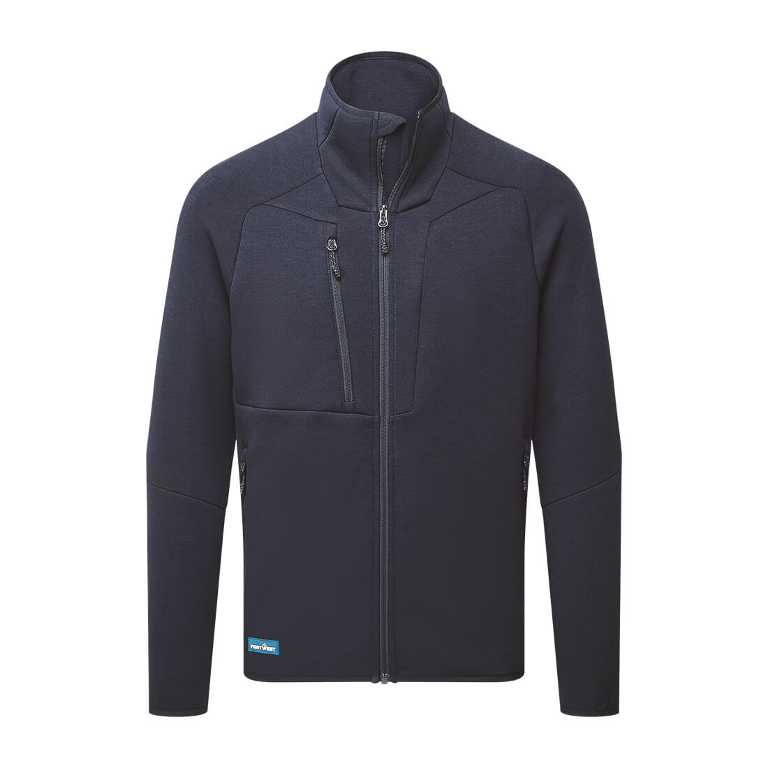 DX4 Evolution-sweatshirt met ritssluiting - Portwest DX4E80 - Marineblauw