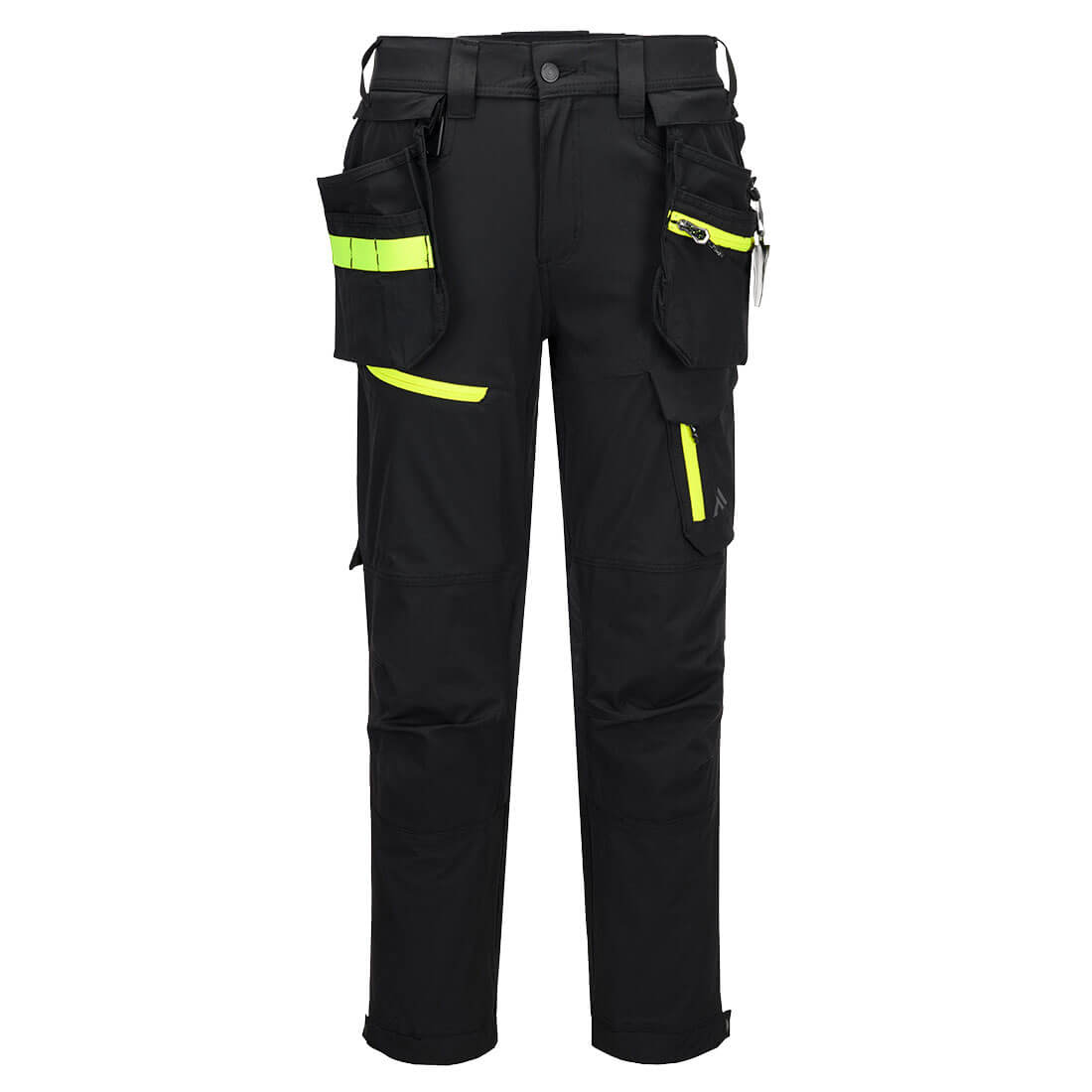 EV446 - EV4 Broek met holsterzakken - Portwest - Zwart Kort
