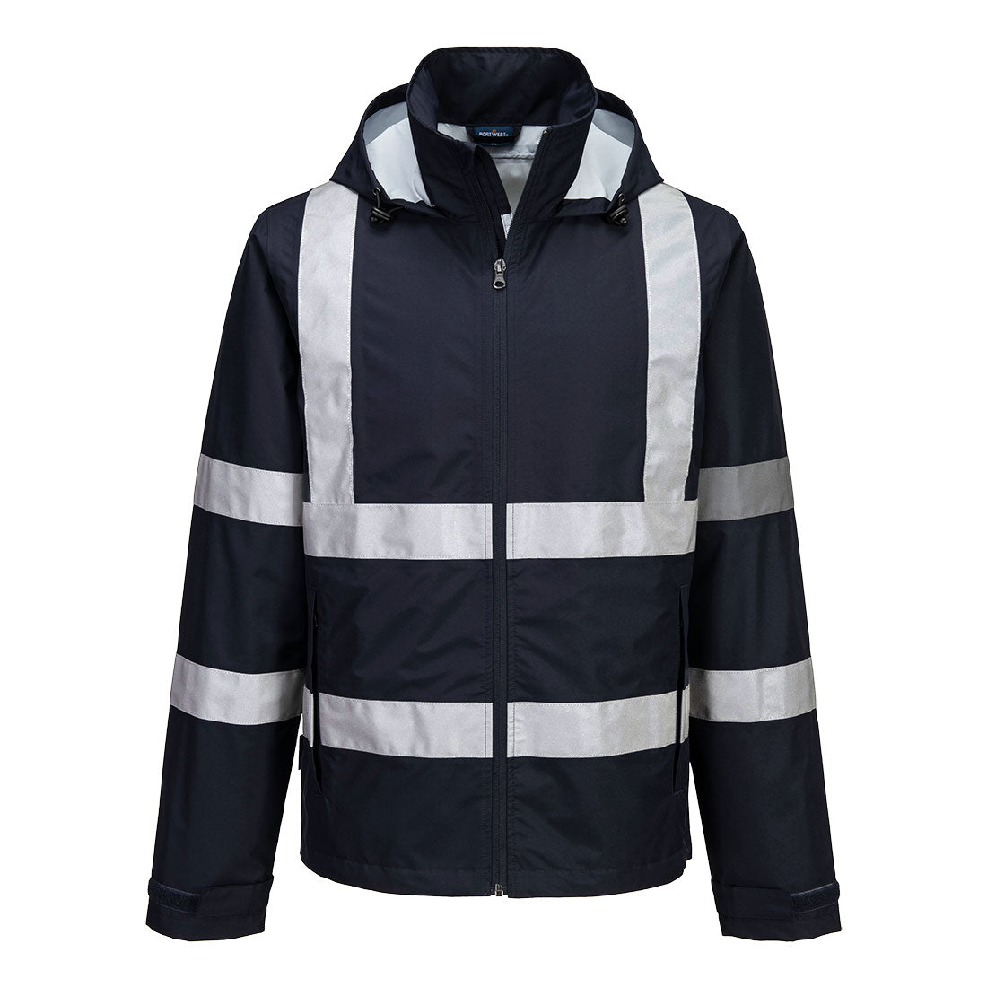 F442 - Iona Enhanced Lichtgewicht opvouwbaar jack - Portwest - Dark Marineblauw