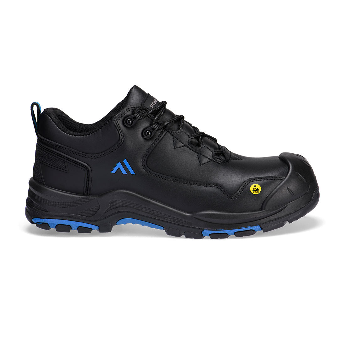 FC19 - APEX Compositlite Schoen S3S ESD HRO SR SC FO - Portwest - Zwart/Blauw