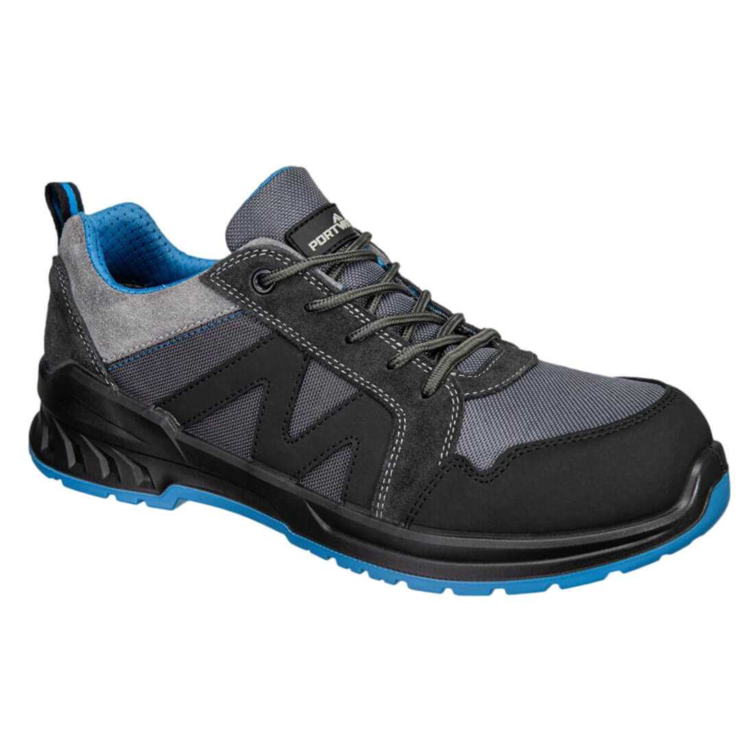 FC23 - Composietschoen Suède Laag S1PS SR FO - Portwest - Zwart/Blauw