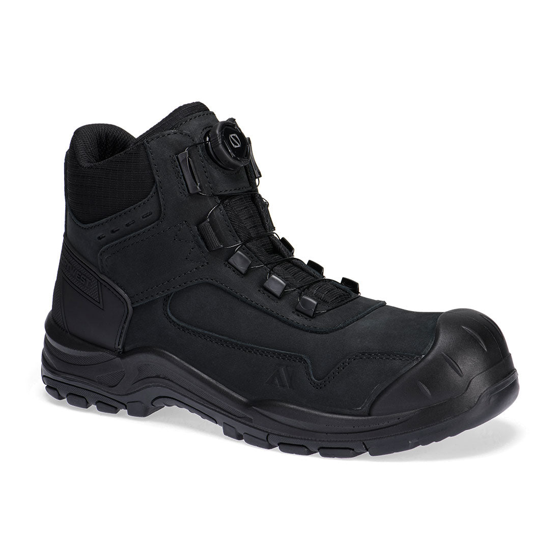FC39 - Stalen Nubuck Enkellaars S3 HRO SR FO SC - Portwest - Zwart