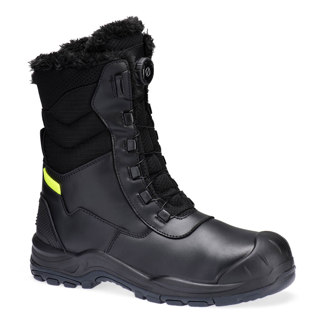FD05 - Stalen Lederen Winterlaars S3L SC HRO CI SR - Portwest - Zwart