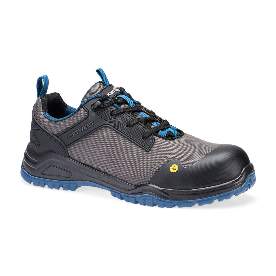 FE11 - Composiet lage schoen S3S ESD SR FO - Portwest - Zwart/Teal