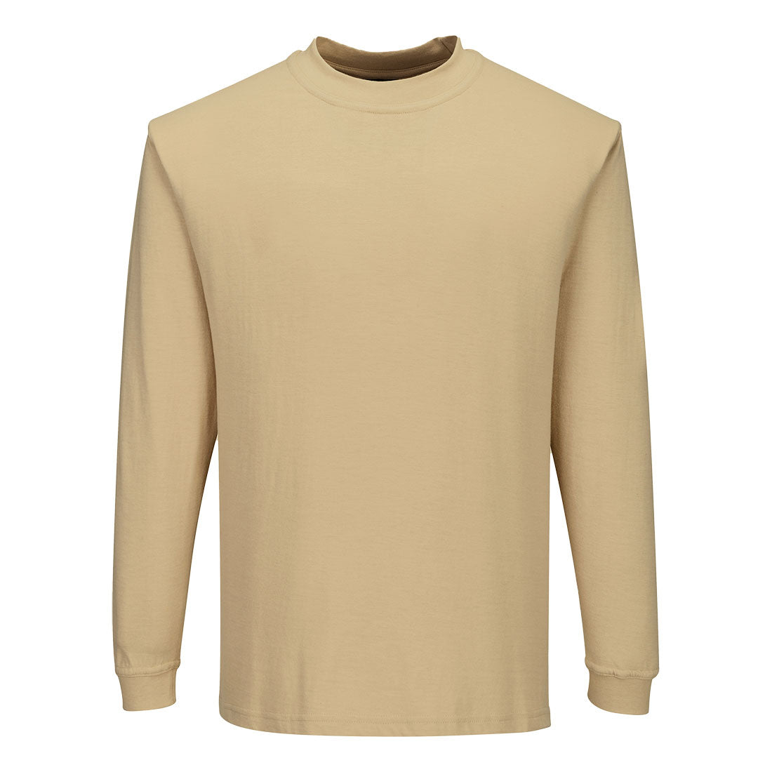 FR11 - Vlamvertragende Modaflame Anti-statisch T-Shirt Lange Mouw - Portwest - Tan