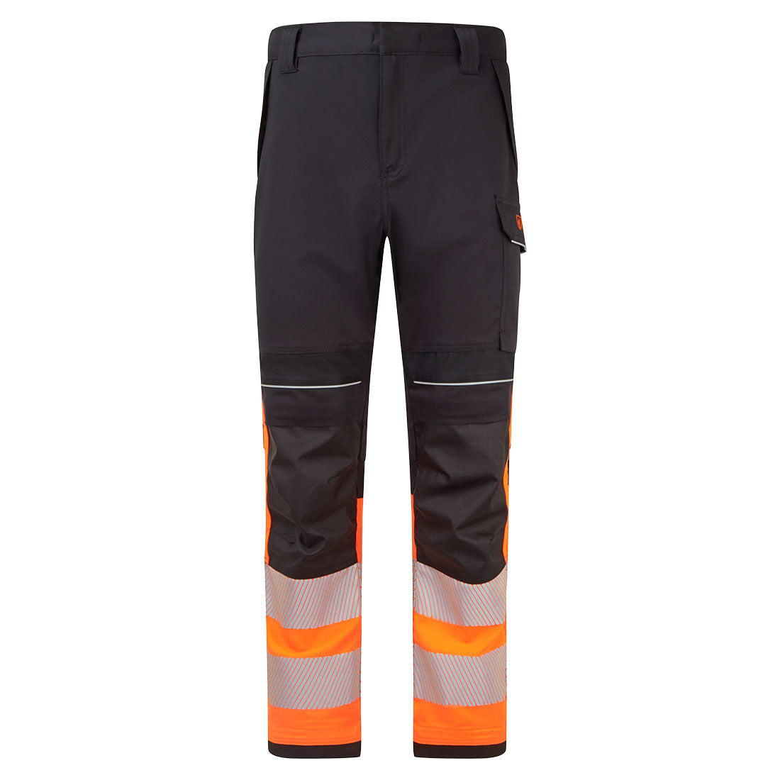 FR451 - PW3 Modaflame Hi-Vis Klasse 1 FR Werkbroek - Portwest - Oranje/Zwart