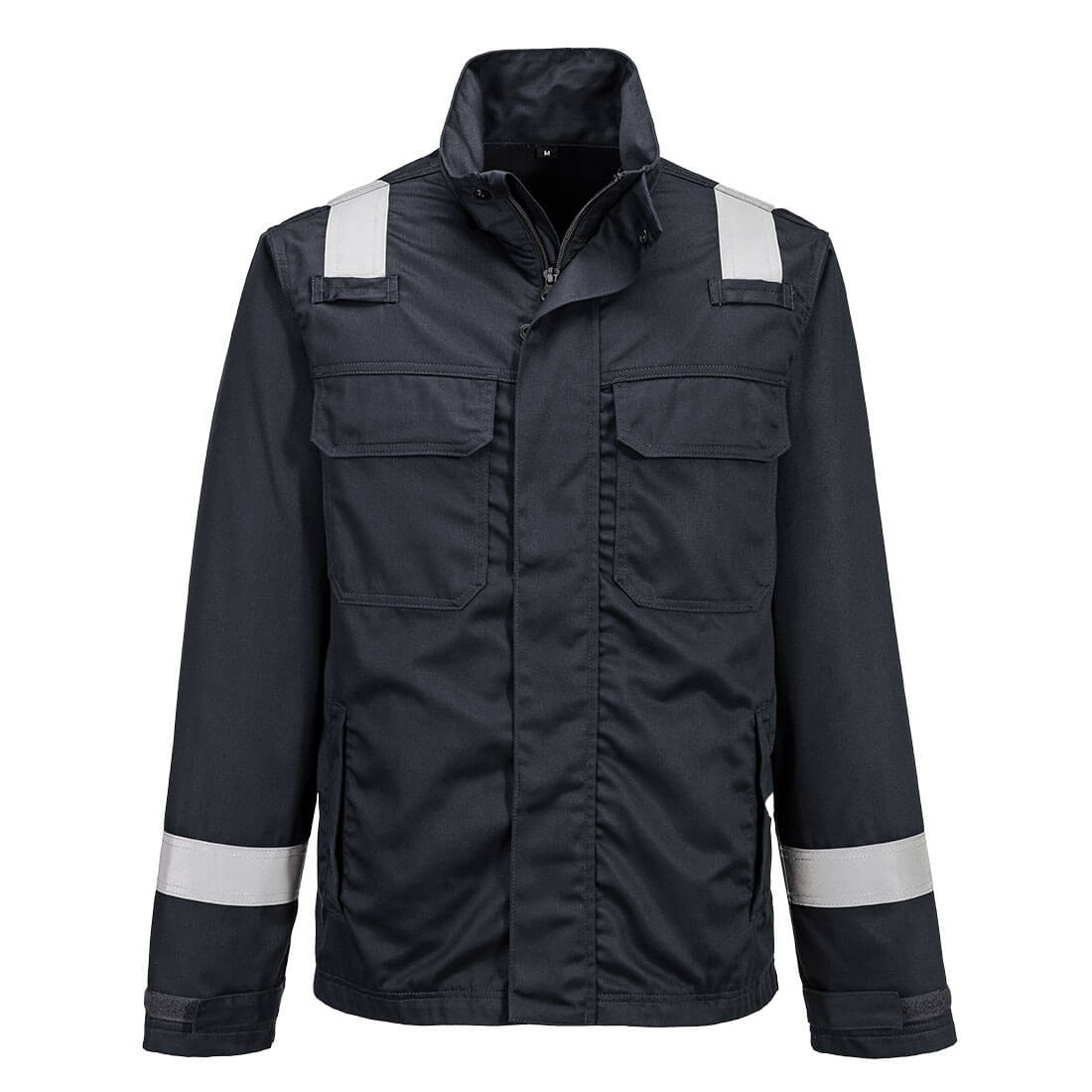 FR609 - Vlamvertragend Chemicaliënwerend Jack - Portwest - Zwart