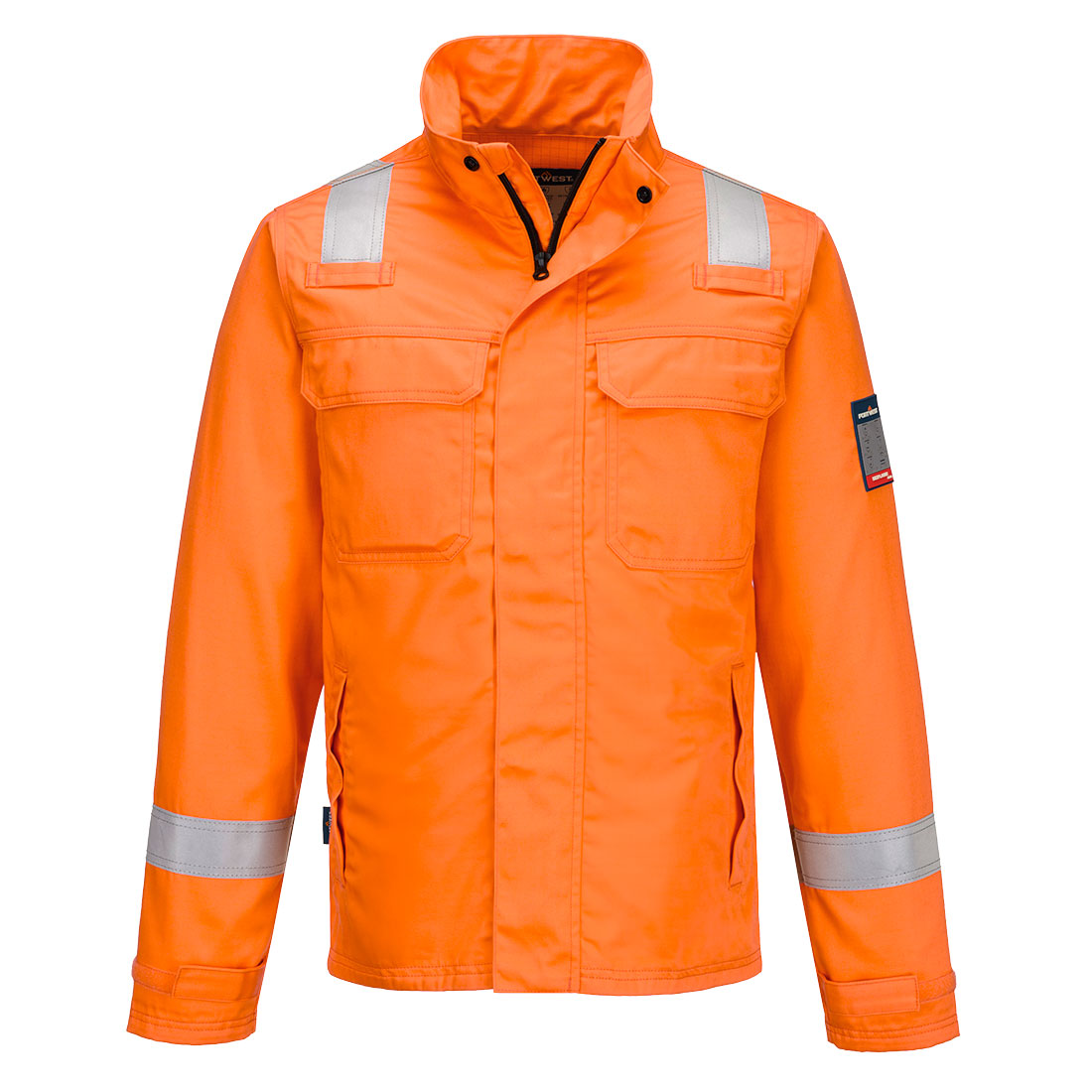FR609 - Vlamvertragend Chemicaliënwerend Jack - Portwest - Oranje