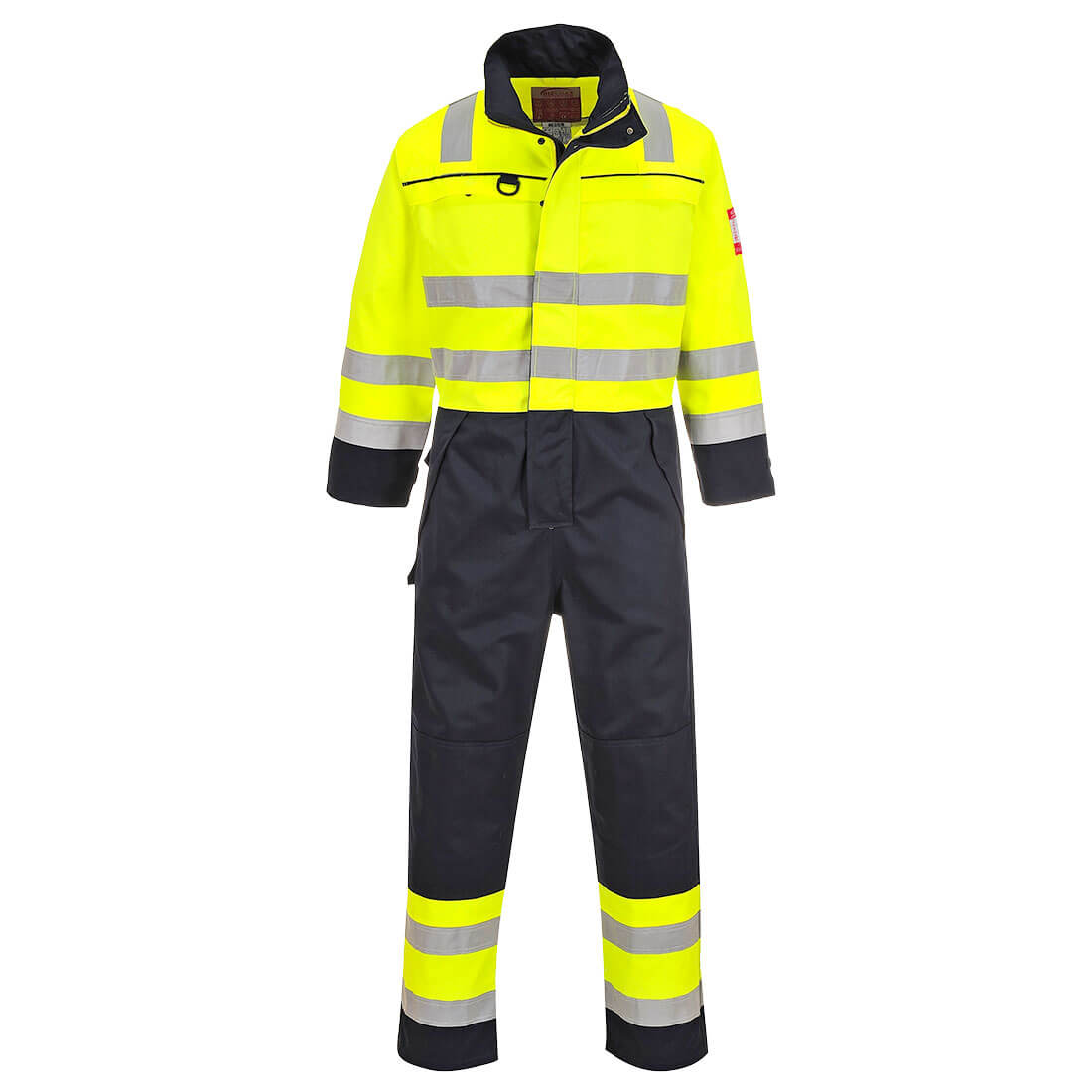 FR60 - Hi-Vis Multi-Norm Overall - Portwest - Geel/Marineblauw