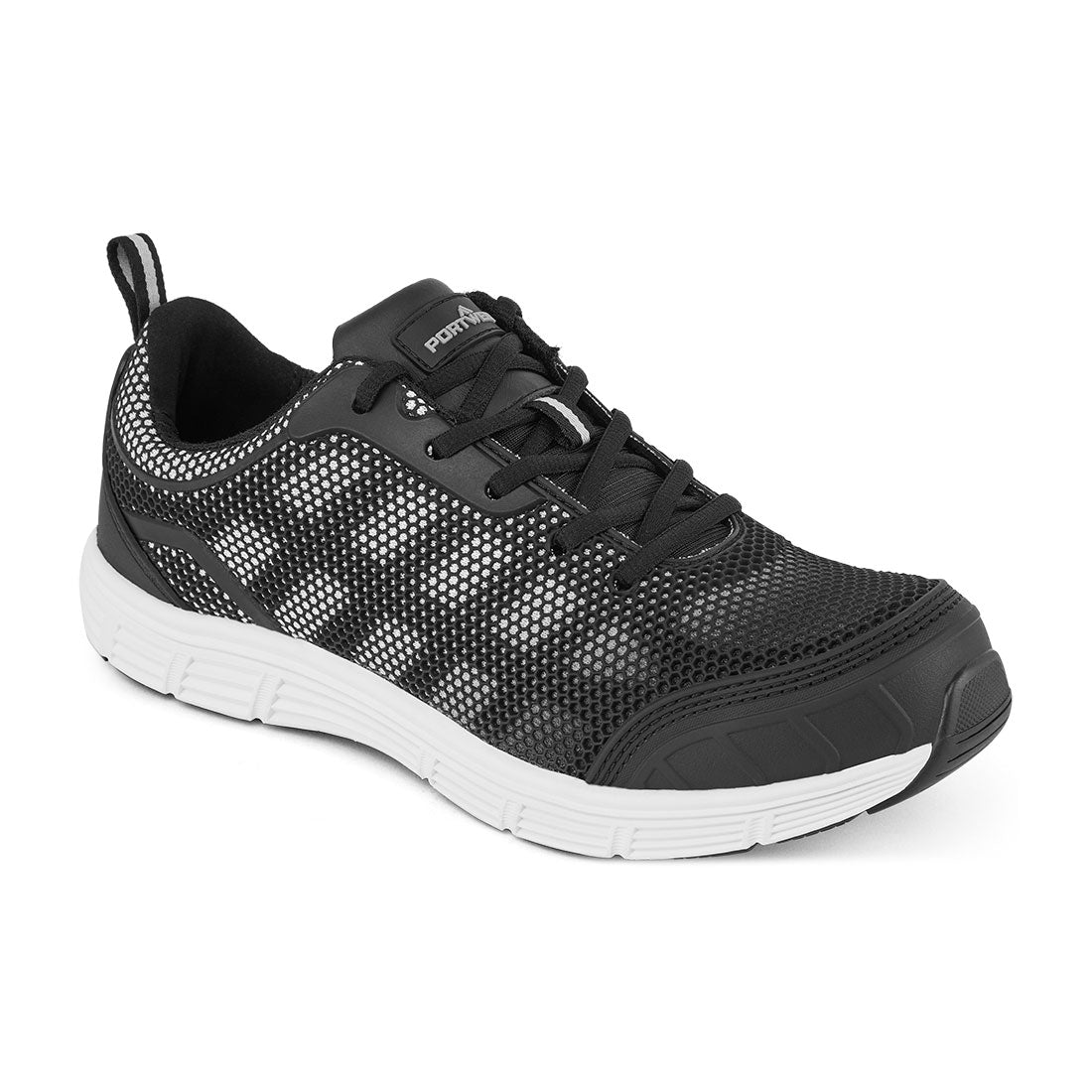 FT15 - Werkschoen Steelite Tove Trainer S1P FO SR - Portwest - Zwart/Wit