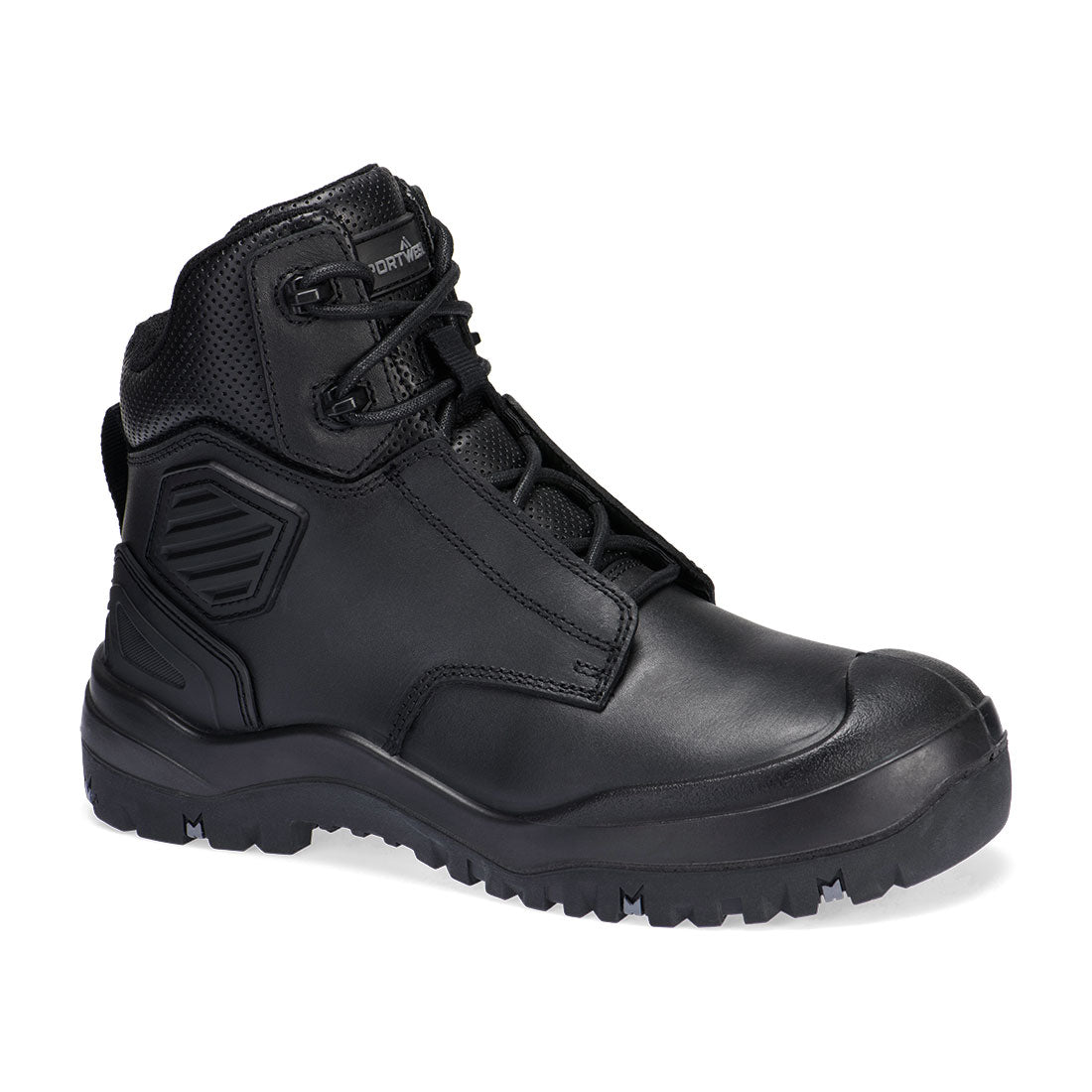 FT30 - Stalen leren schoen S3 SC HRO HI CI LG SR - Portwest - Zwart