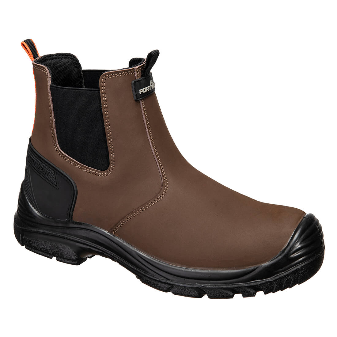 FV02 - Rafter Schoen Hoog S7 SR SC FO - Portwest - Brown/Zwart