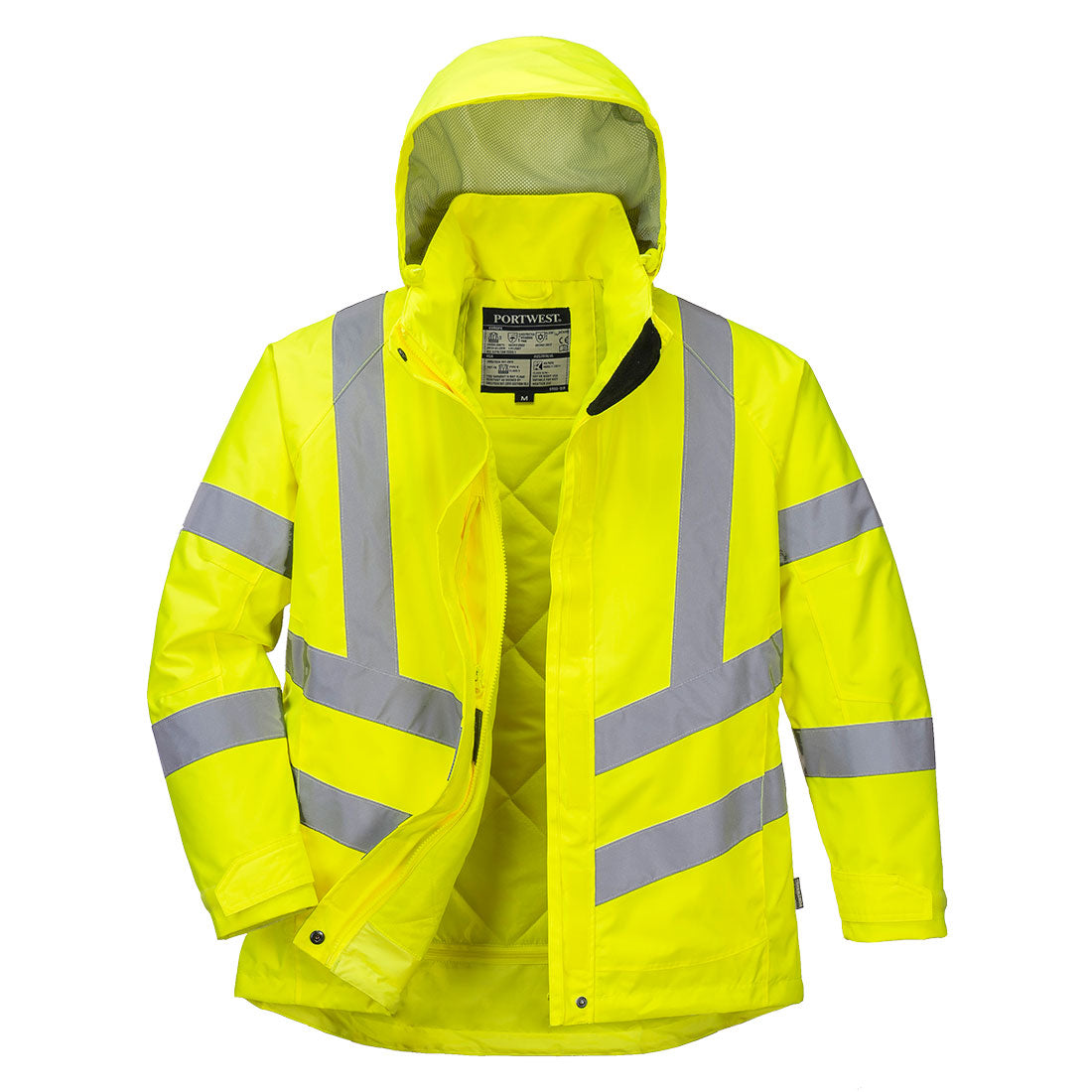 LW74 - Dames Hi-Vis Winterjack - Portwest - Geel