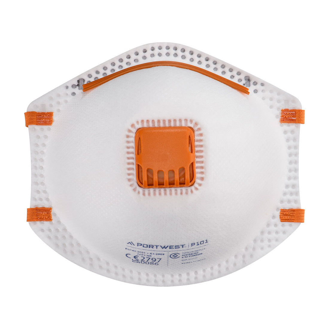 P101 - FFP1 Masker met Ventiel - Portwest - Wit