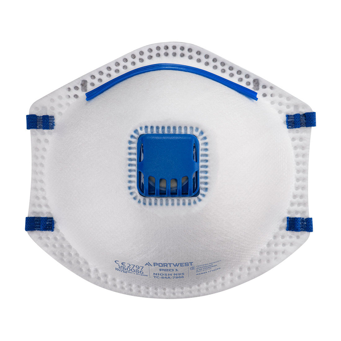 P201 - FFP2 Masker met Ventiel - Portwest - Wit