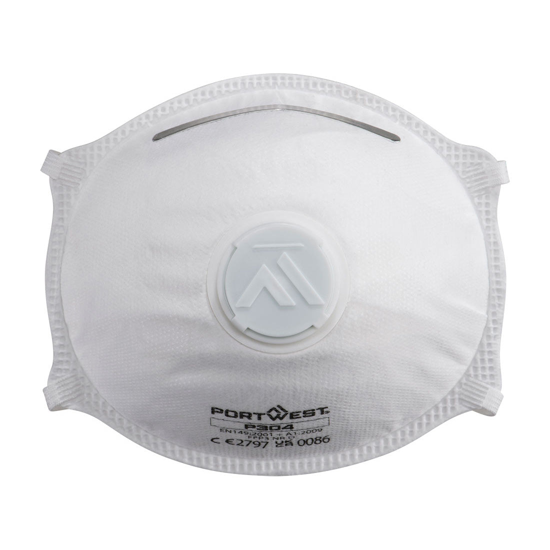 P304 - FFP3 Lichtgewicht Dolomite Masker met ventiel - Portwest - Wit