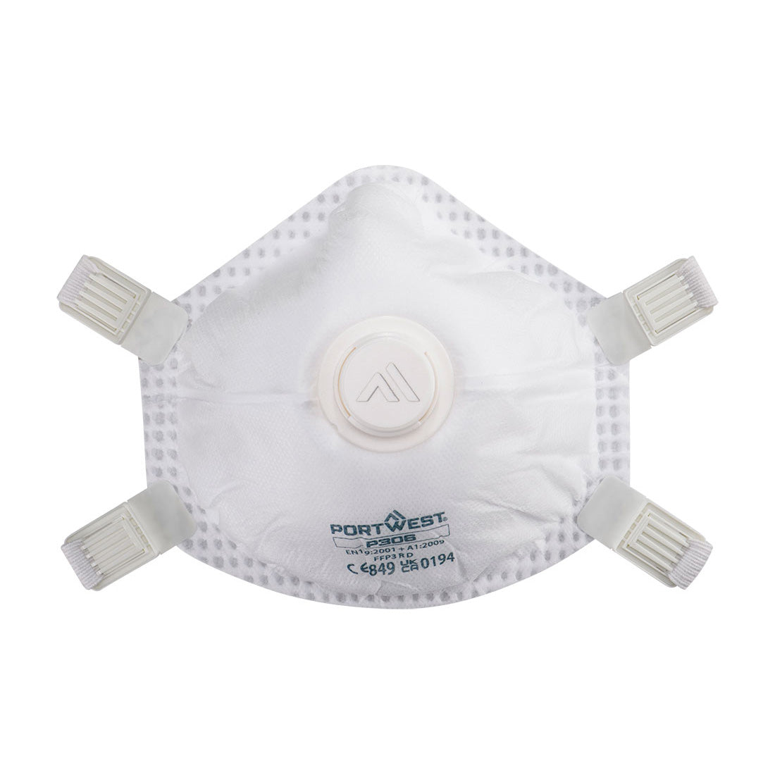 P306 - FFP3 Ultimate herbruikbaar masker met ventiel (Pk5) - Portwest - Wit