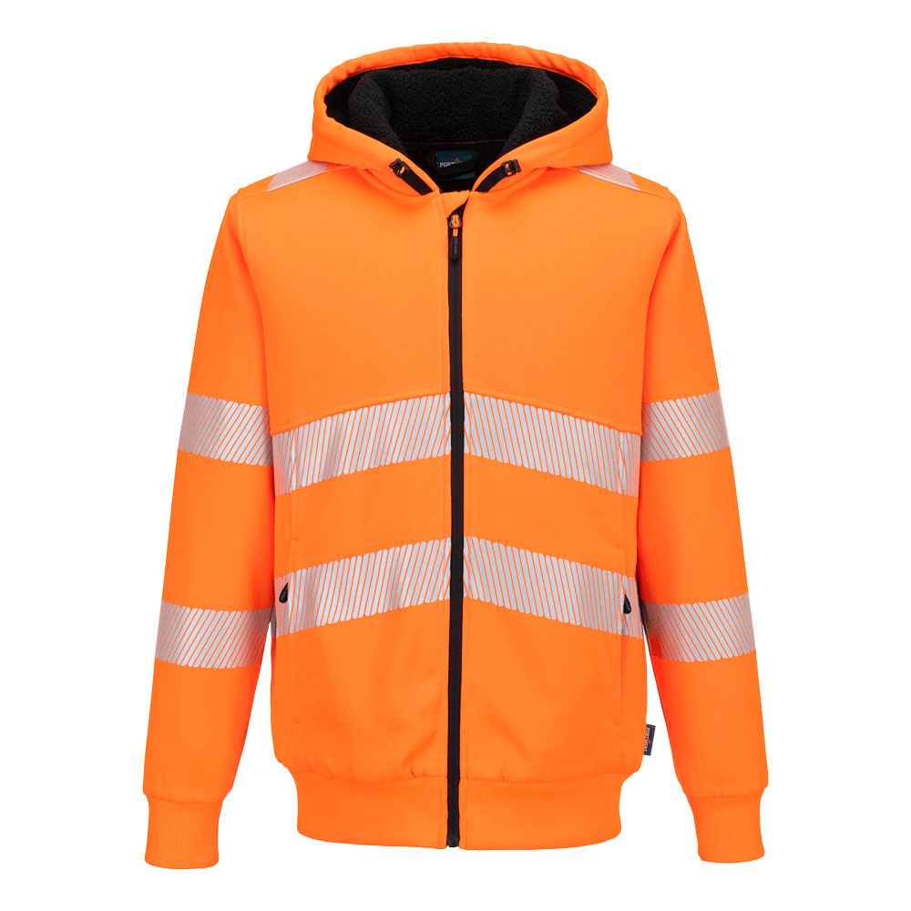 PW321 - PW321 Hi-Vis Winter Hoodie met rits - Portwest - Oranje