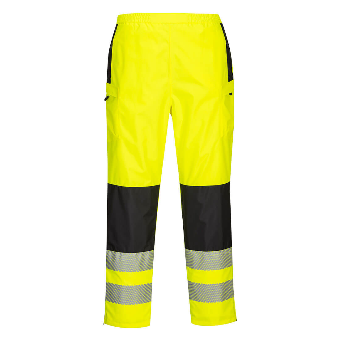 PW386 - PW3 Hi-Vis Dames Regenbroek - Portwest - Geel/Zwart