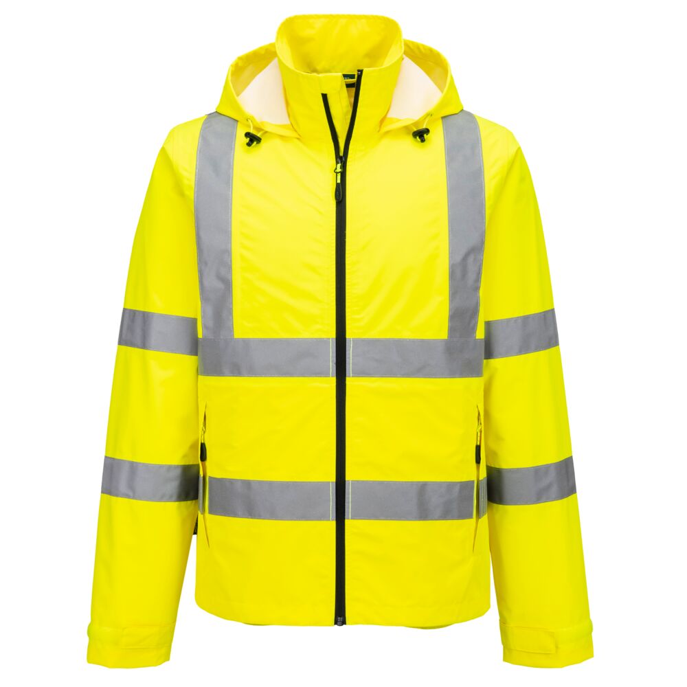 S164 - Hi-Vis Lichtgewicht Opvouwbaar Jack - Portwest - Geel