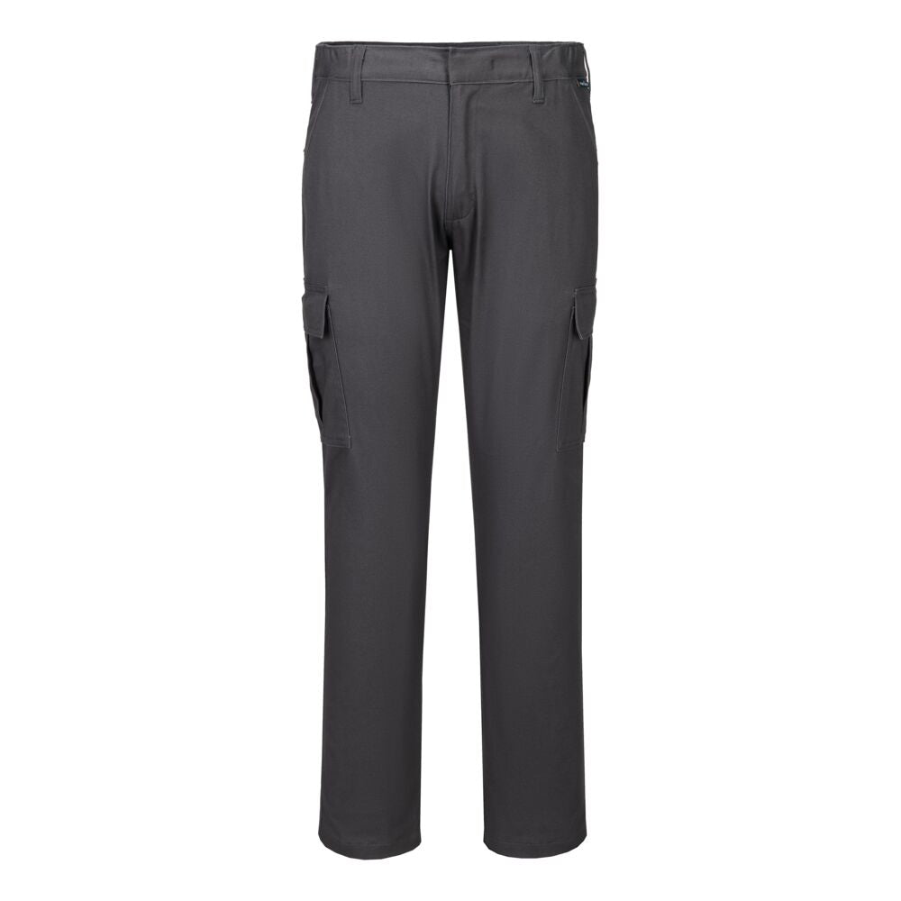 S231 - Stretch Slim Fit Combat Broek - Portwest - Grijs