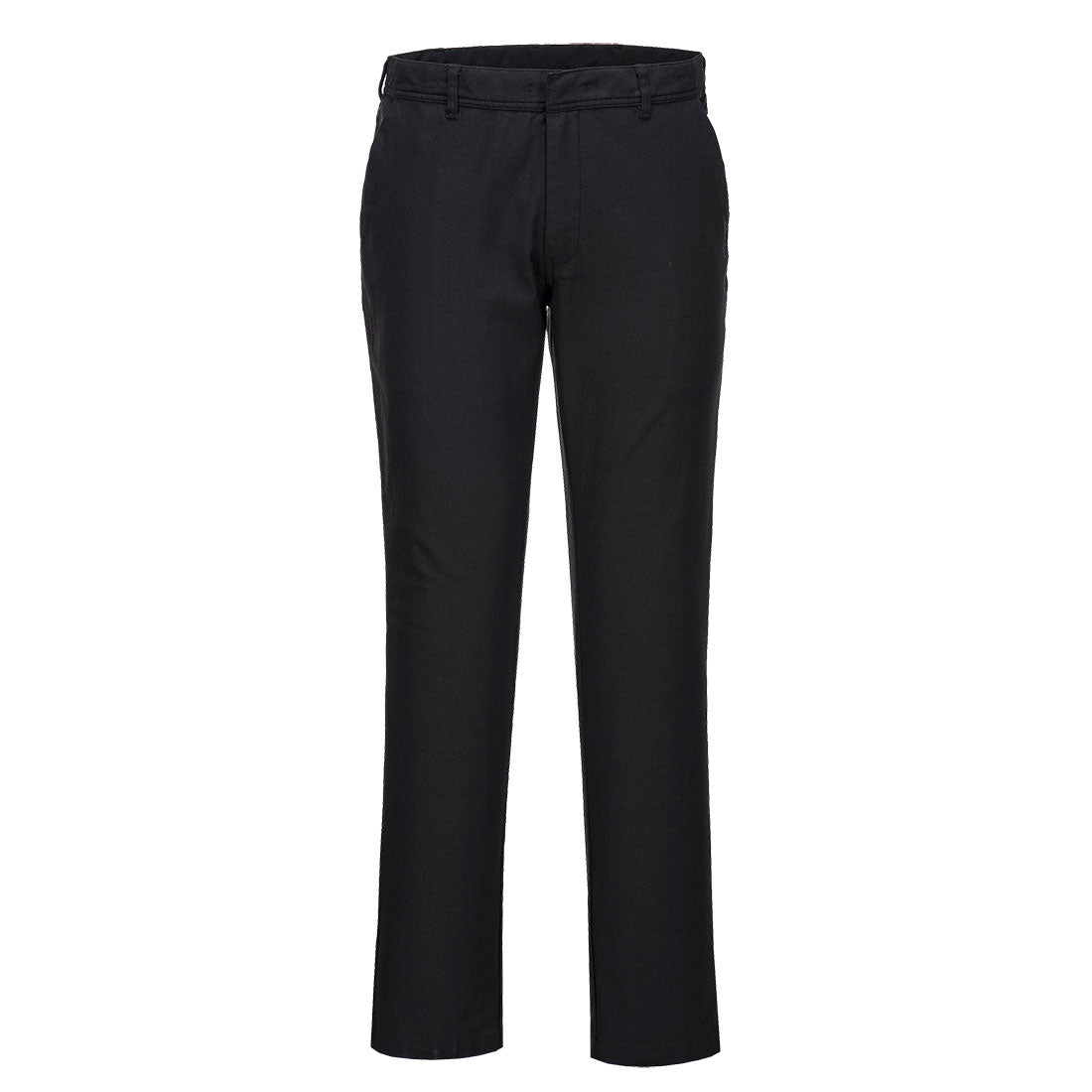 S232 - Stretch Slim Chino Broek - Portwest - Zwart