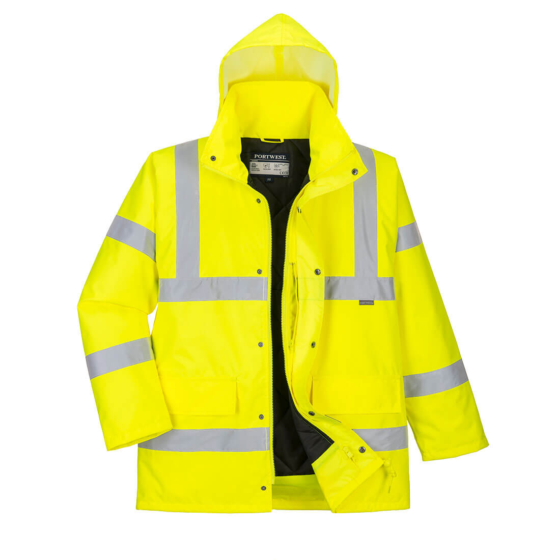 S461 - Hi-Vis Ademend Winter Traffic Jack - Portwest - Geel