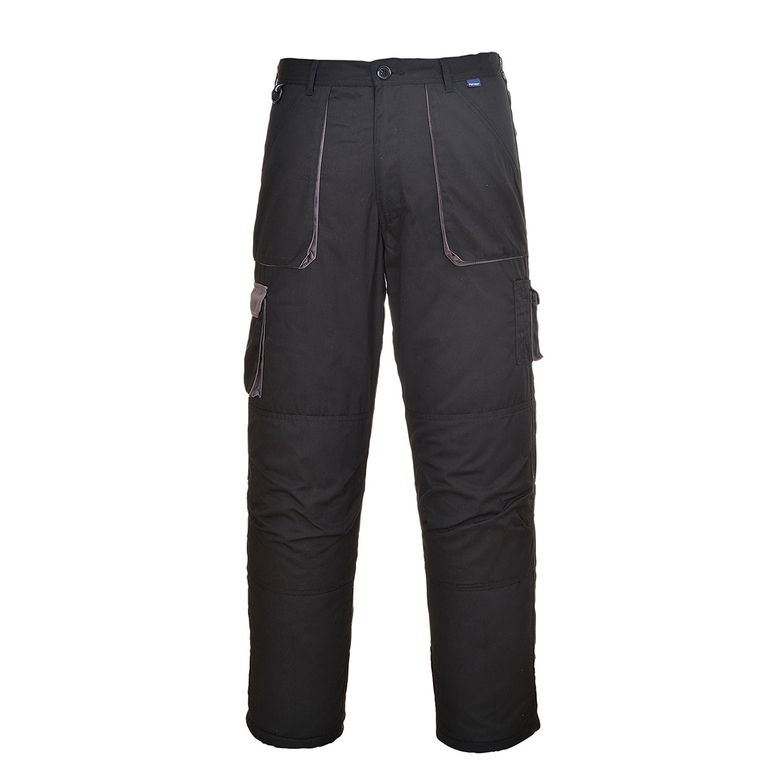 TX11 - Portwest Texo Contrast Broek - Portwest - Zwart Lang