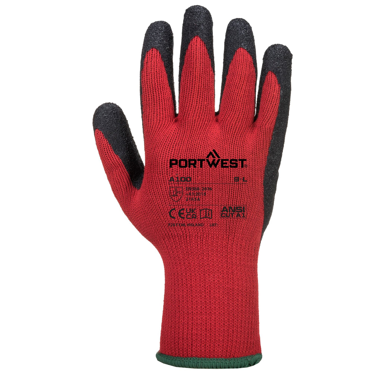 Griphandschoen - Latex - Portwest A100 Portwest