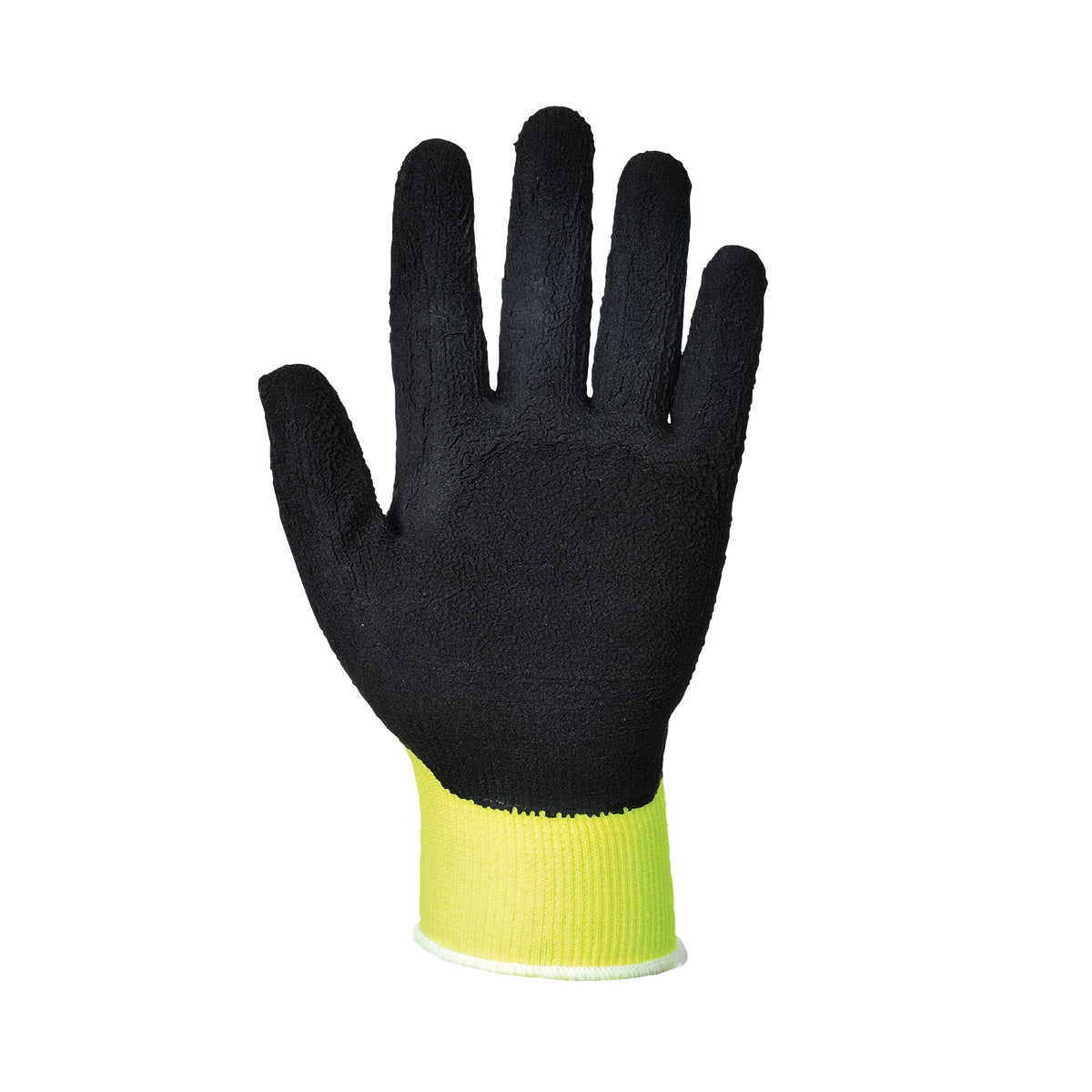 A340 - Hi-Vis Grip Handschoen - Latex - Portwest - Geel - Voorkant