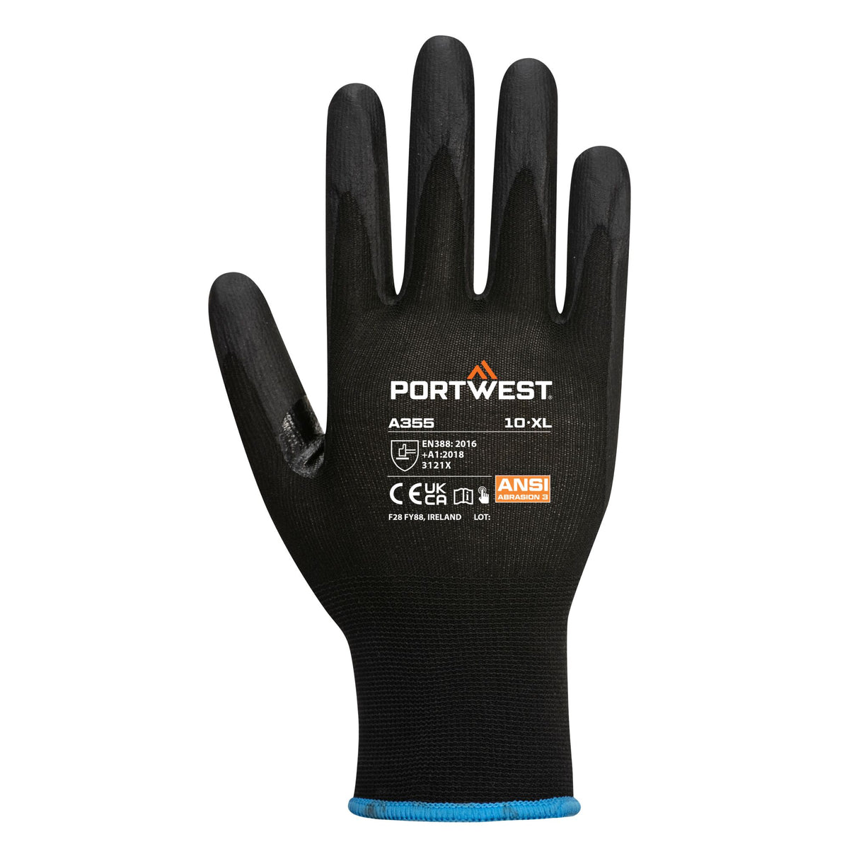 A355 - NPR15 Touchscreenhandschoen van nitrilschuim (PK12) - Portwest